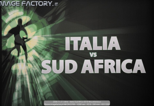 2009-11-21 Udine - Italia-Sud Africa